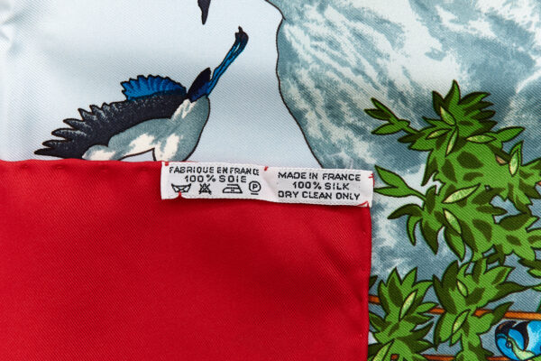 Hermes Silk Scarf Carre 90 "SICHUAN" Red Silk Scarf - Image 8
