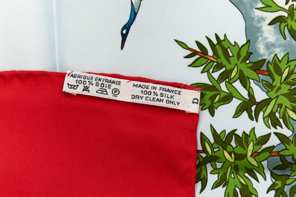 Hermes Silk Scarf Carre 90 "SICHUAN" Red Silk Scarf - Image 8